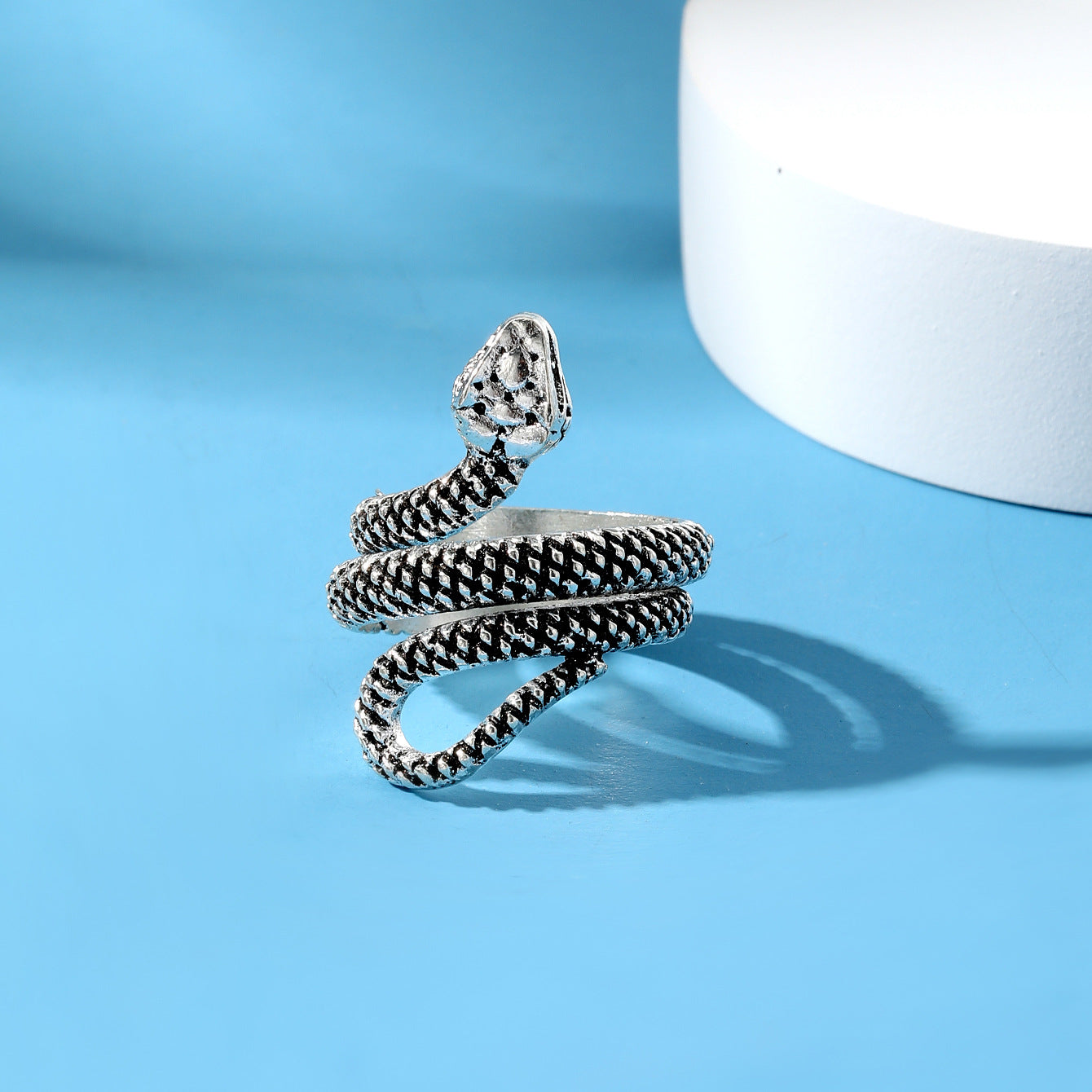 Silver Snake Ring