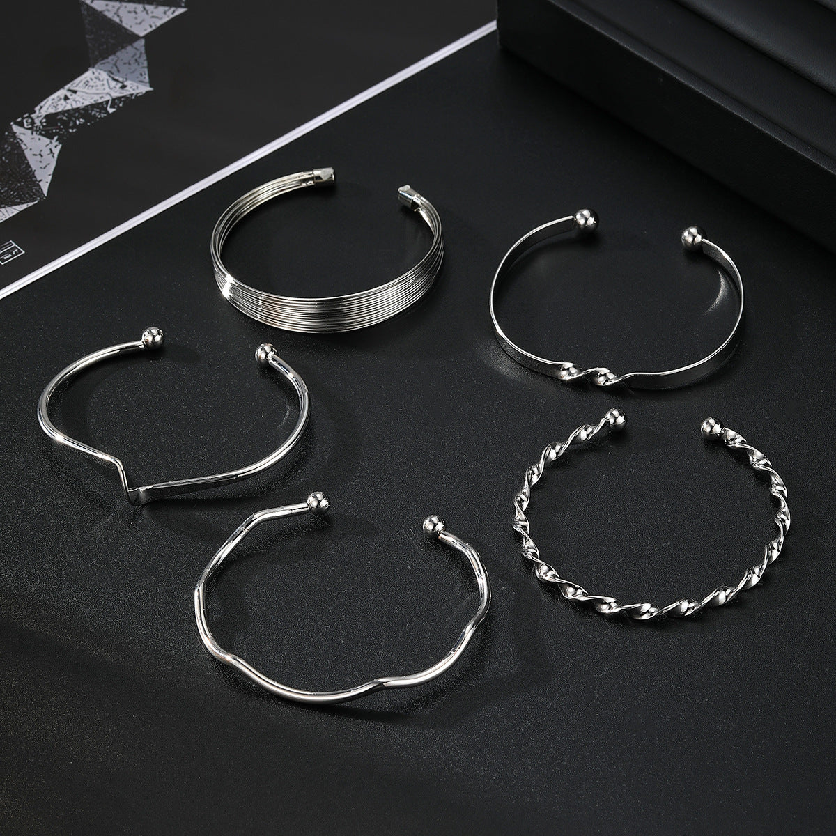 Elegant Silver Cuff Bracelets