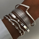 Elegant Silver Cuff Bracelets