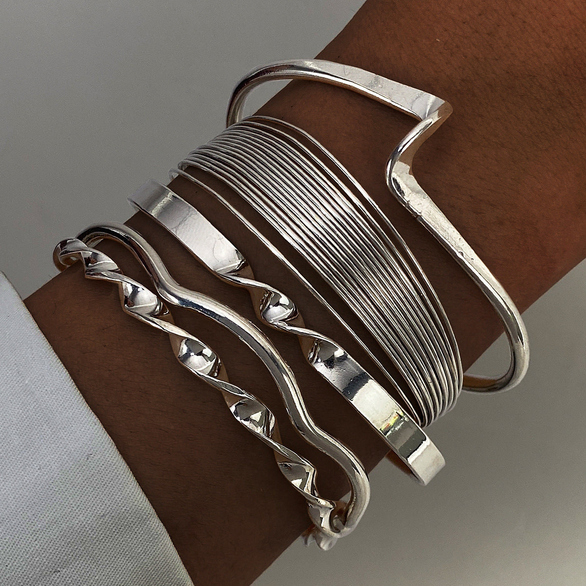 Elegant Silver Cuff Bracelets