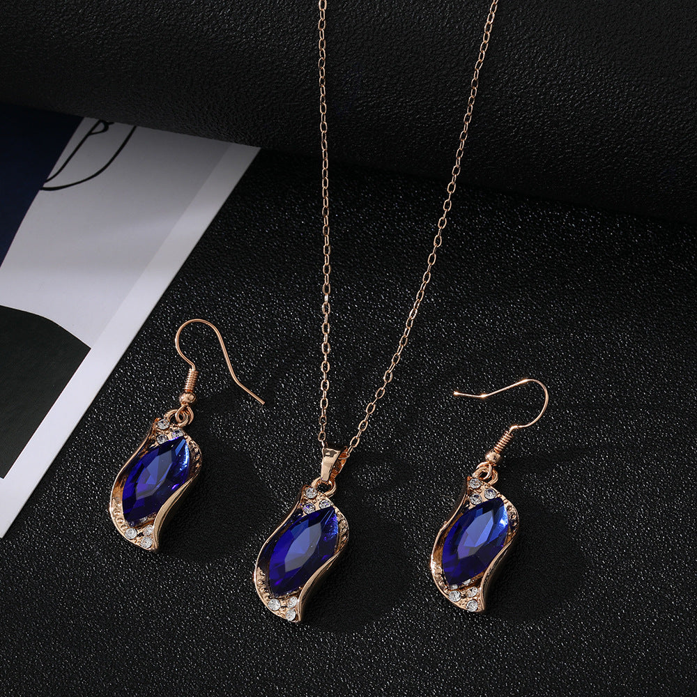 Elegant Crystal Jewelry Set