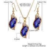 Elegant Crystal Jewelry Set