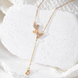 Silver Heart & Love Pendant Necklace