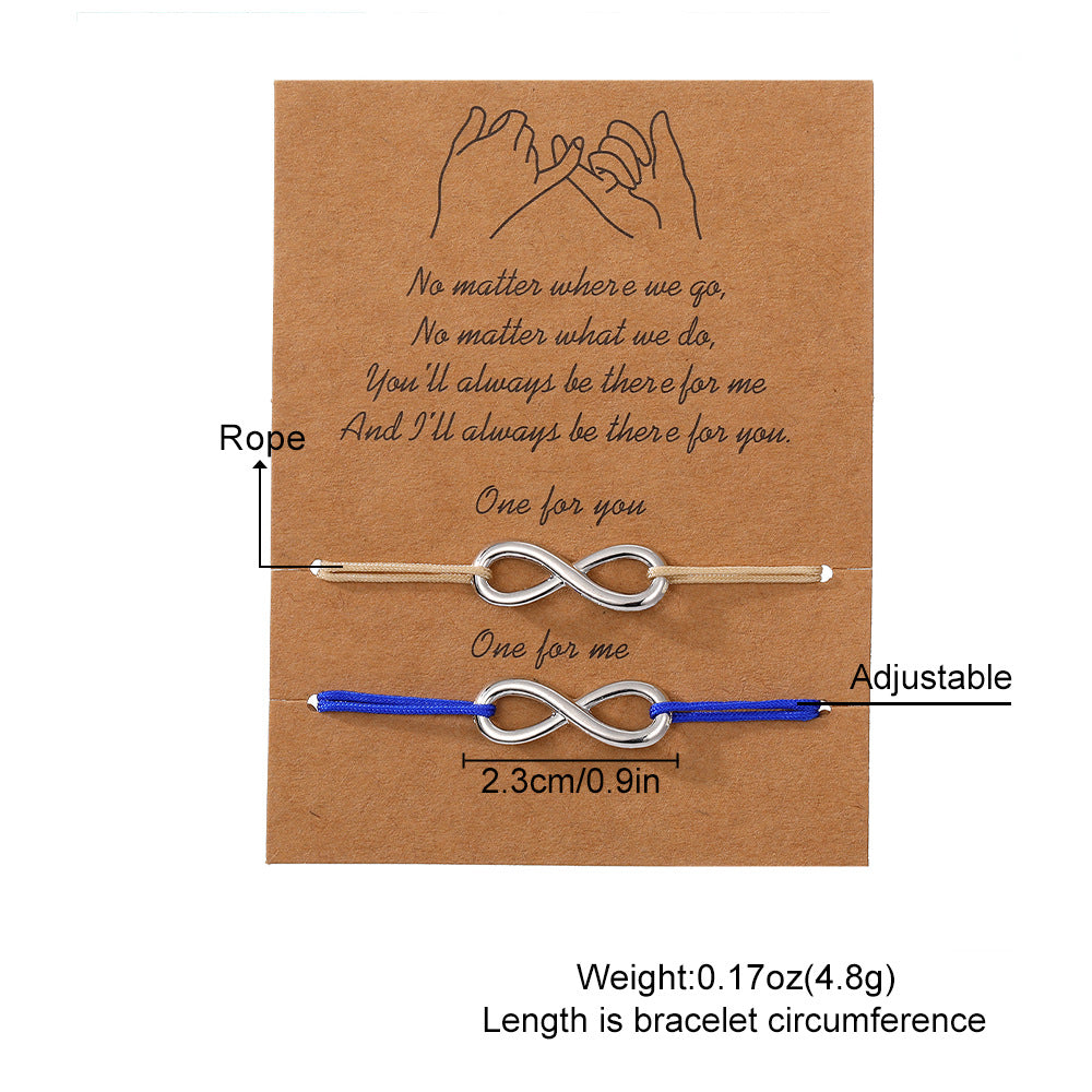 Infinity Adjustable Bracelets Sets