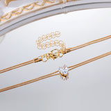 Elegant Heart-Shaped Crystal Pendant Necklace