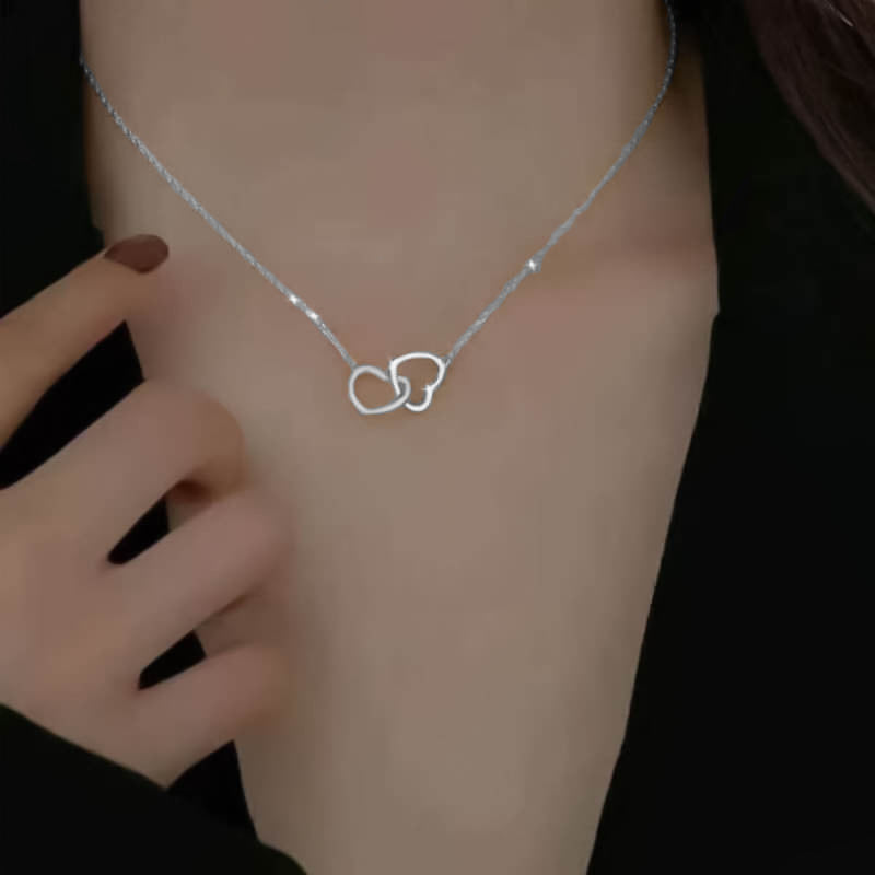 Intertwined Heart Necklace