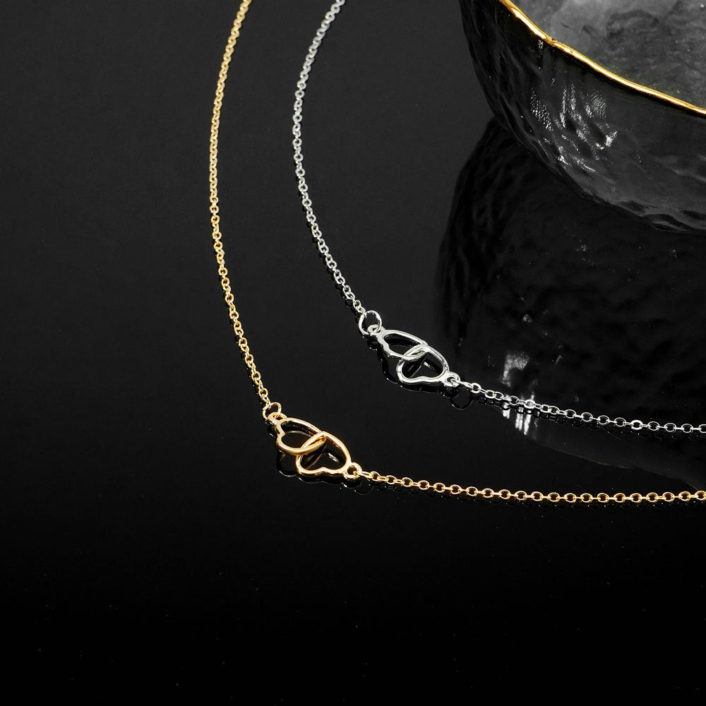 Intertwined Heart Necklace