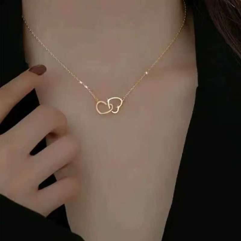 Intertwined Heart Necklace