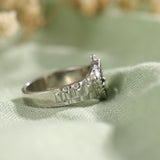 Stylish Black and Silver Ring