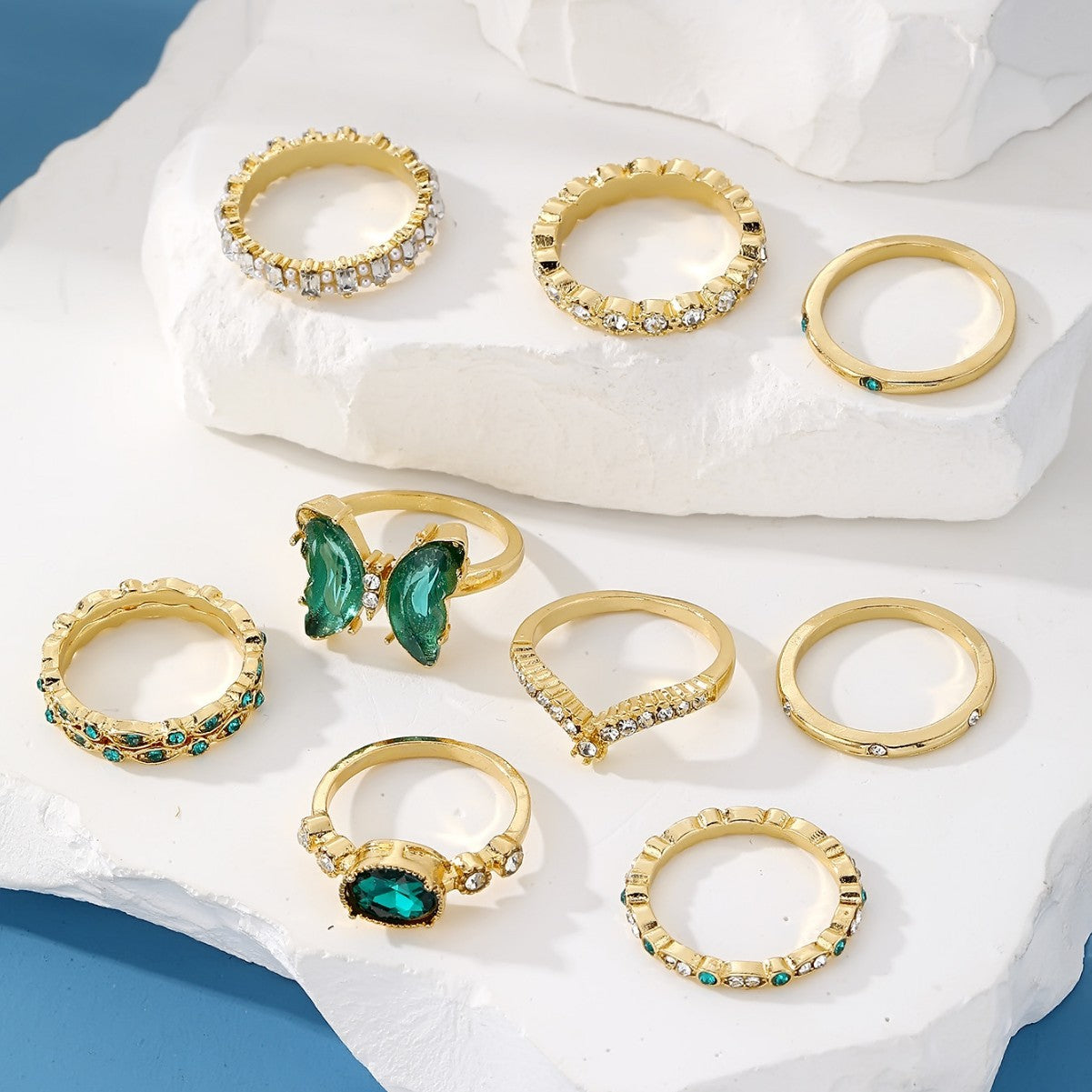 Elegant Gemstone Ring Collection