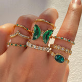 Elegant Gemstone Ring Collection