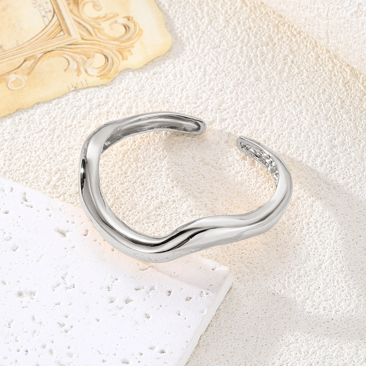 Gold Chunky Cuff Bracelets