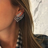 Ear Cuff with Sparkling Crystal Accents