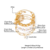 Gold & Pearl Charm Bracelets