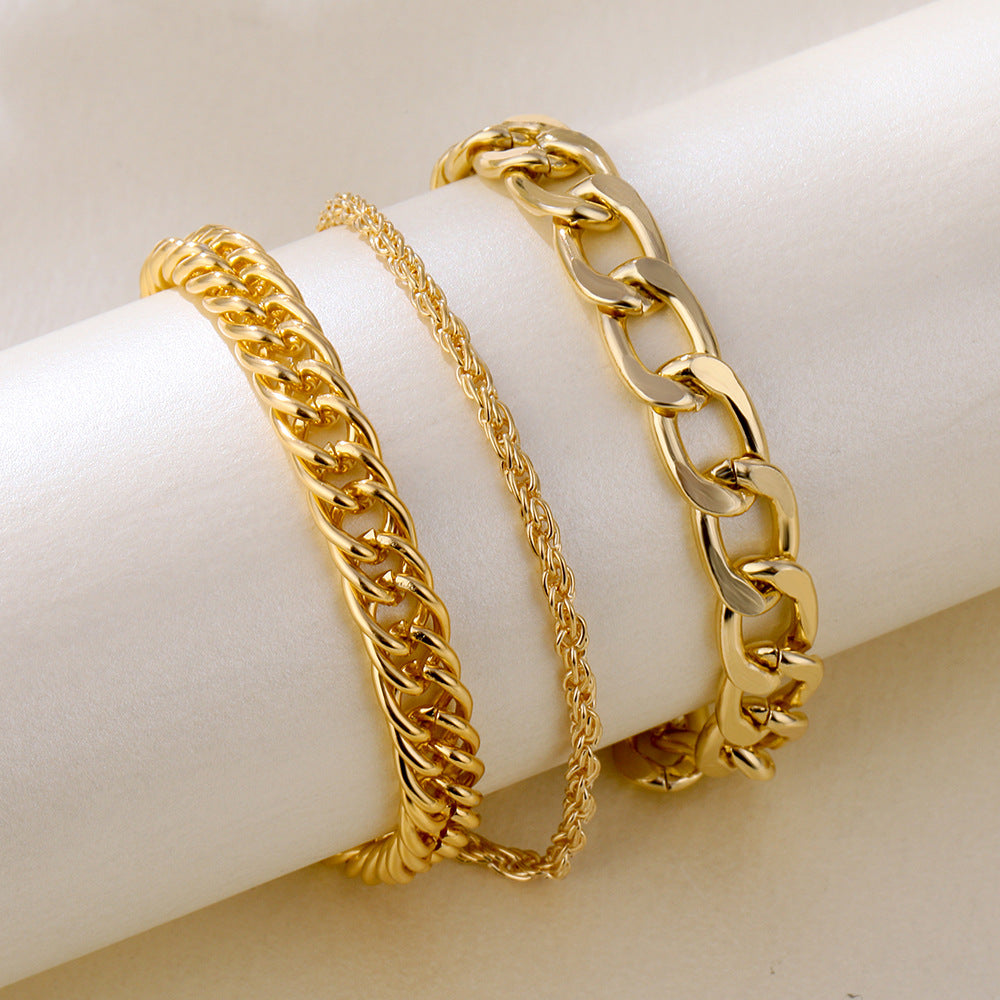 Elegant Gold Chain Bracelets