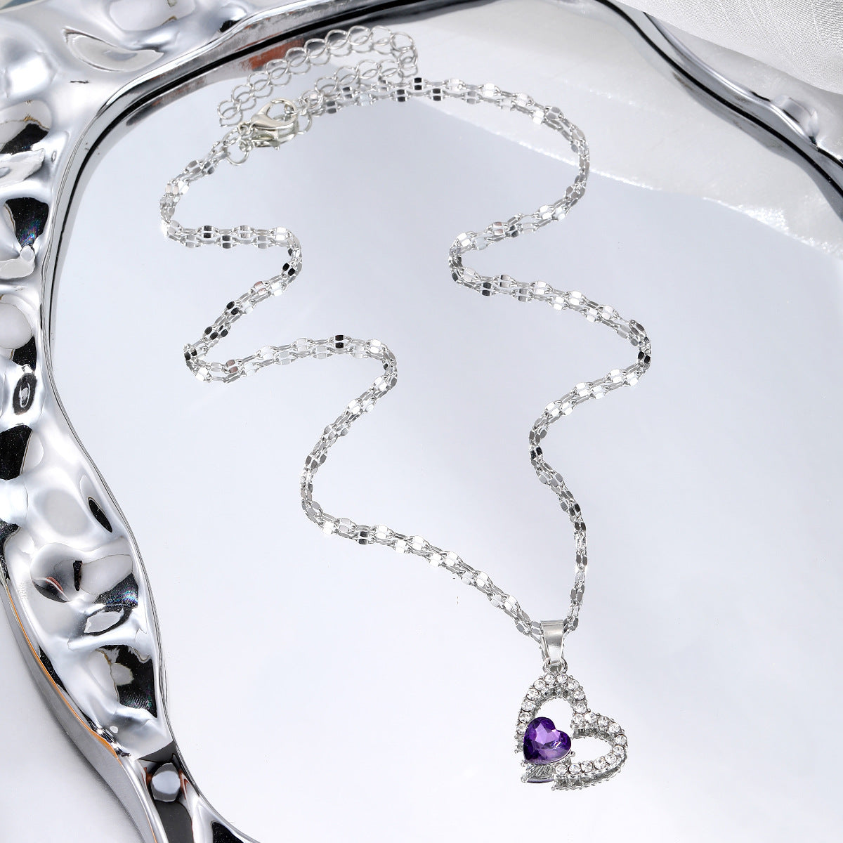 Heart-Shaped Pendant Necklace