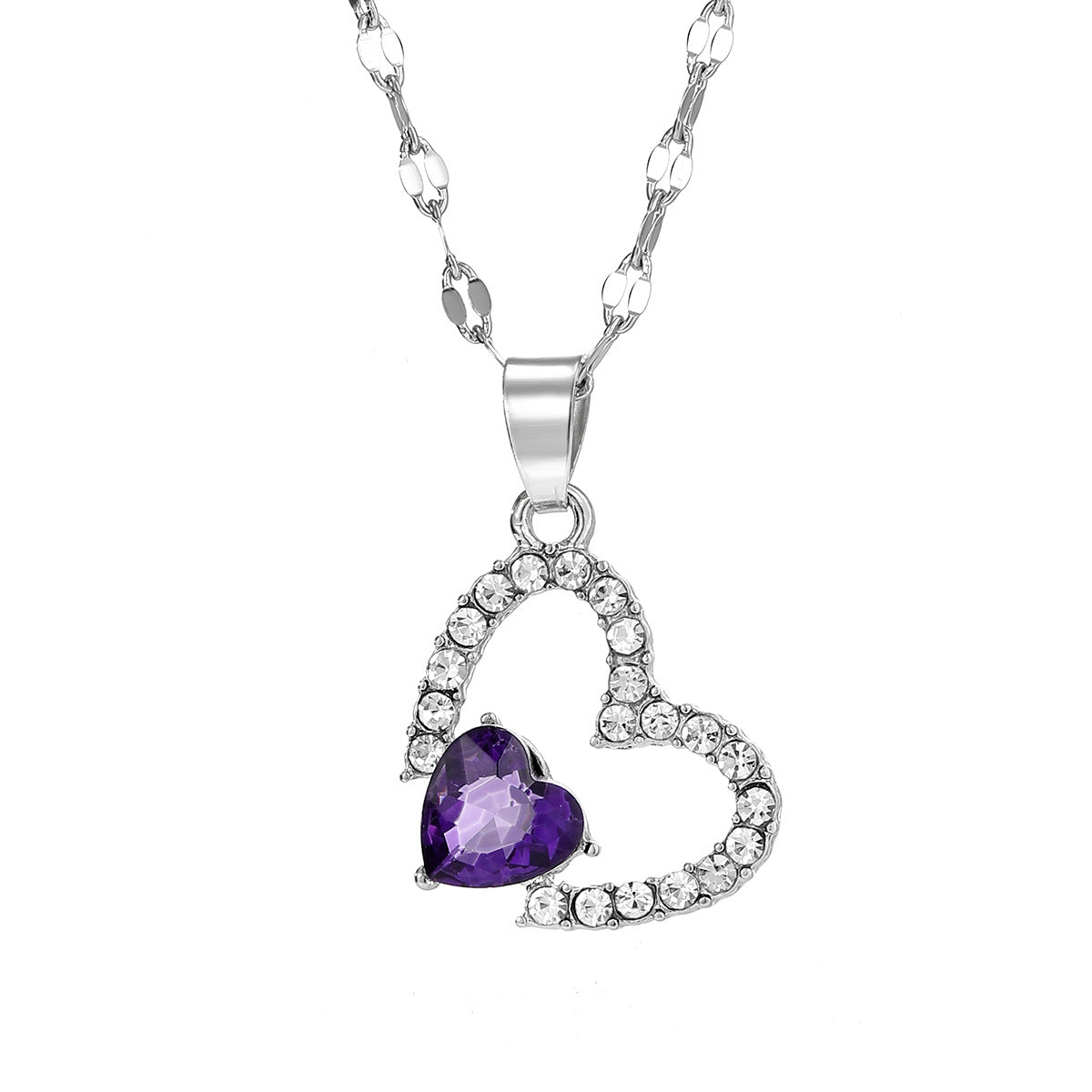 Heart-Shaped Pendant Necklace