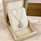 Pearl Basket Pendant Necklace Gift Jewelry Set