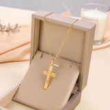 Eternal Faith Crucifix Pendant Necklace
