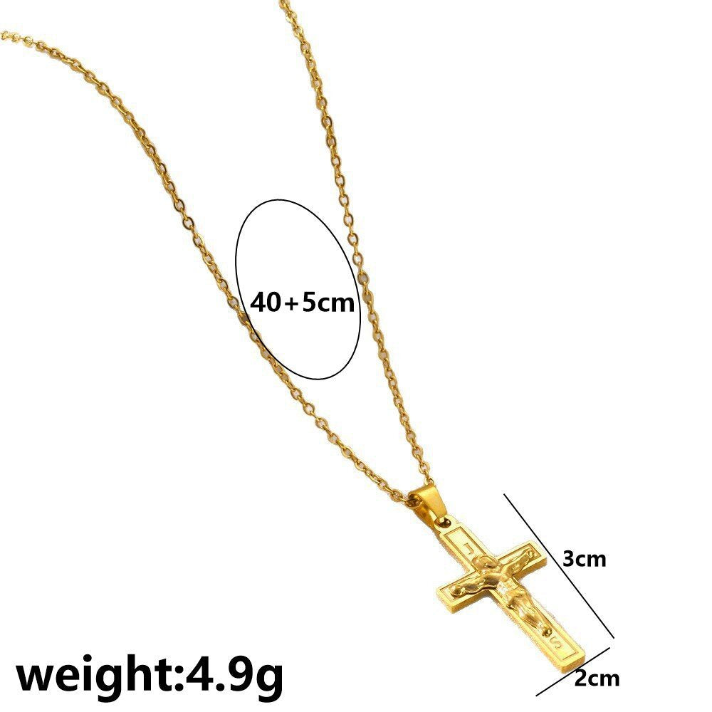 Eternal Faith Crucifix Pendant Necklace
