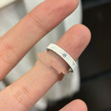 Couple Crystal Stainless Steel Matching Rings
