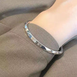 Engraved Stainless Steel Bangle
