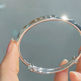 Engraved Stainless Steel Bangle