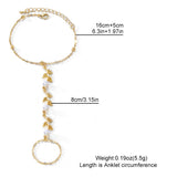 Pearl Hand Chain Bracelet