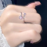 Cherry Adjustable Open Ring
