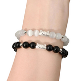 Cute Cat Beaded Stretch Bracelet