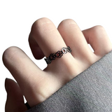 Women's Floral Open Cuff Ring