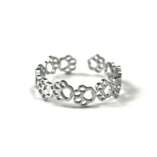 Women's Floral Open Cuff Ring