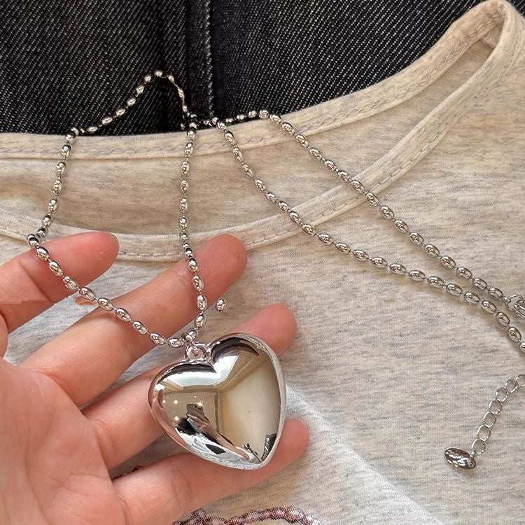 Women's Heart Pendant Chain Necklace