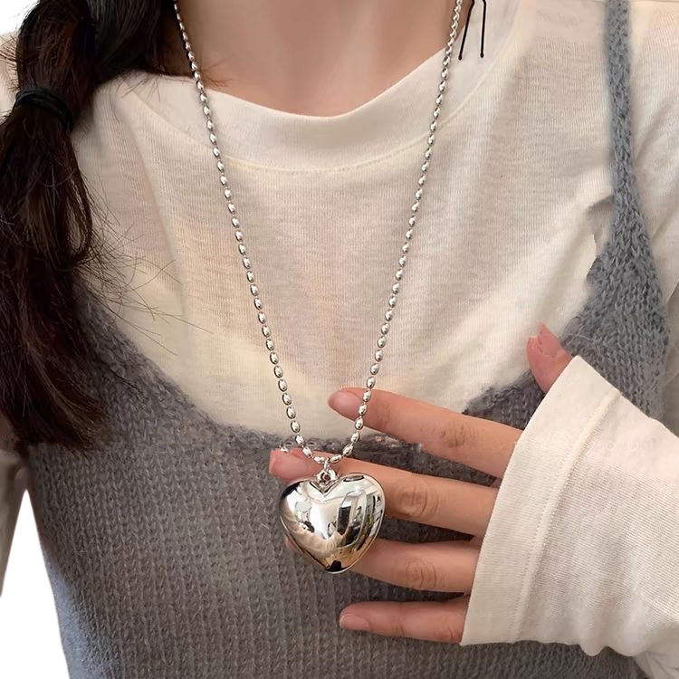 Women's Heart Pendant Chain Necklace