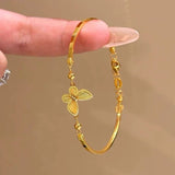 Women’s Butterfly Charm Chain Bracelet