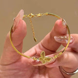 Women’s Butterfly Charm Chain Bracelet