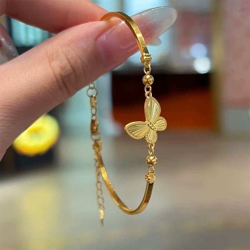 Women’s Butterfly Charm Chain Bracelet