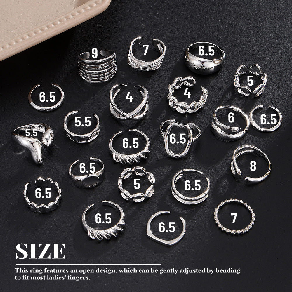 Women’s Gold Tone Stackable Ring Set
