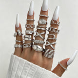 Women’s Gold Tone Stackable Ring Set