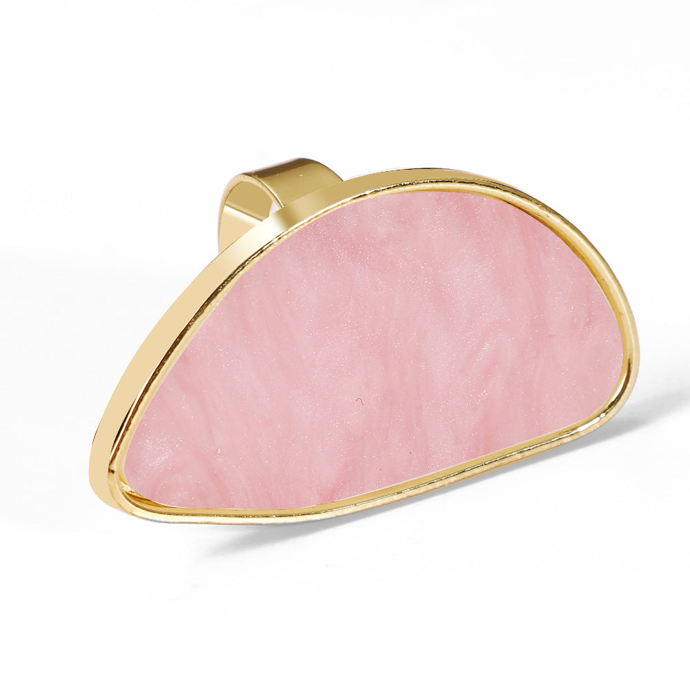 Women’s Statement Oval Stone Open Ring
