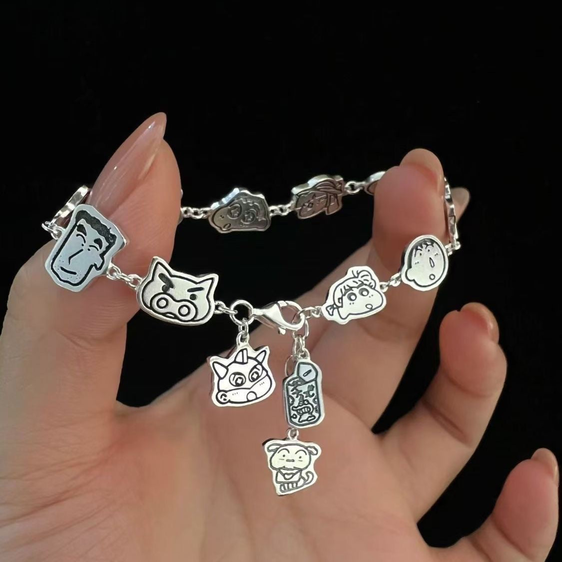 Cartoon Charm Bracelet for Women and Girls