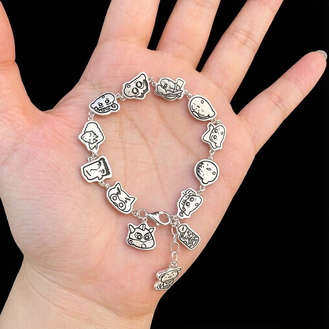 Cartoon Charm Bracelet for Women and Girls