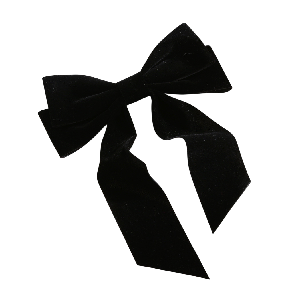 Velvet Bow Hair Clip for Women