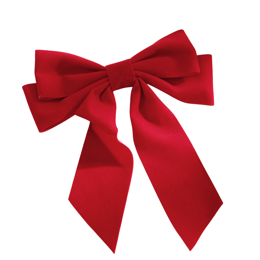 Velvet Bow Hair Clip for Women