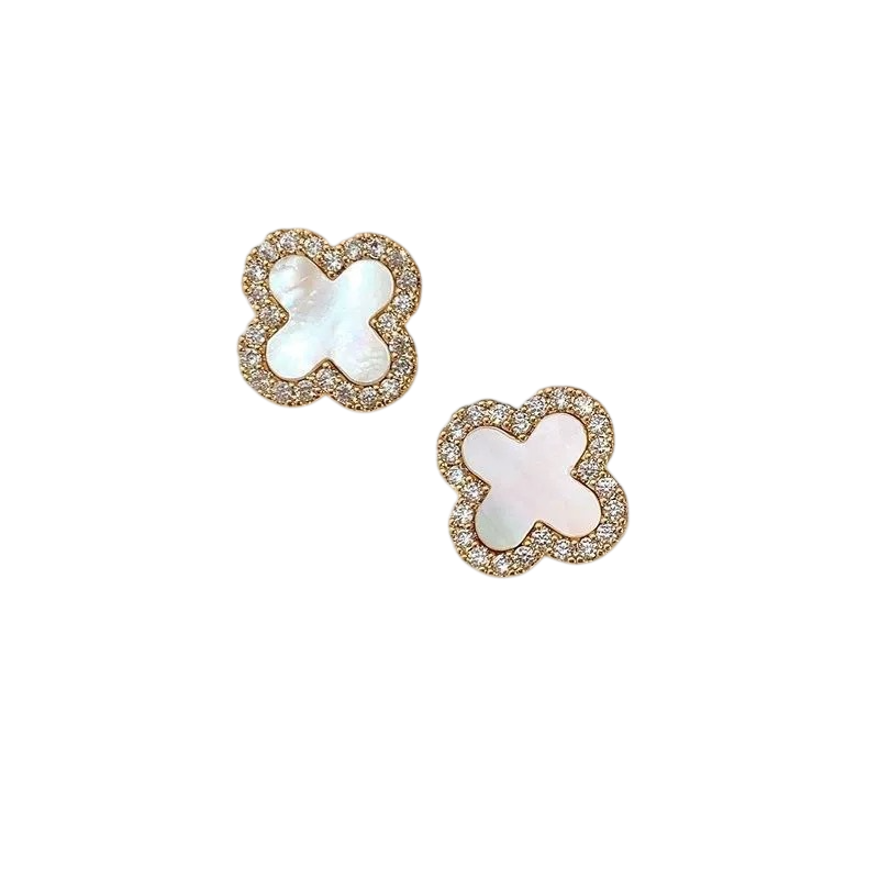 Clover Stud Earrings for Women