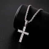 Men's Cross Pendant Necklace with Chain