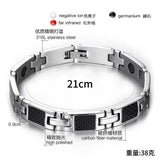 Men's Black Link Bracelet
