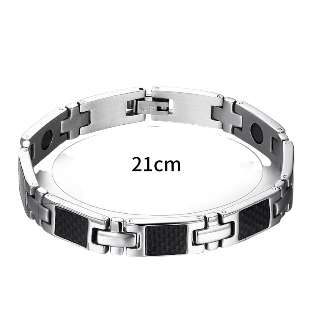 Men's Black Link Bracelet