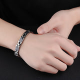 Men's Black Link Bracelet