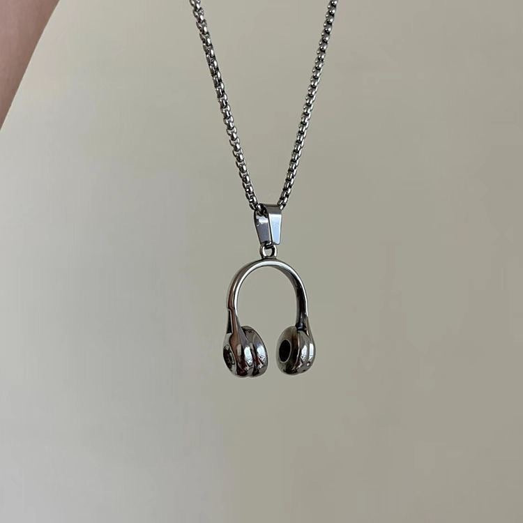 Headphone Pendant Necklace